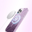 Apple iPhone 16 Pro Max Uyumlu Kılıf M-Safe Şarj Özellikli Orjinal Swarovski Taşlı Zore Paris Rovix Sert PC Kapak - 4