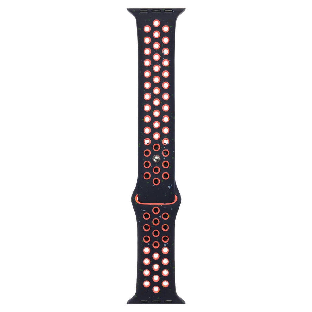 Apple Watch 40mm Uyumlu Kordon Yeni Seri 2023 KRD-02 Silikon Strap Kayış - 3