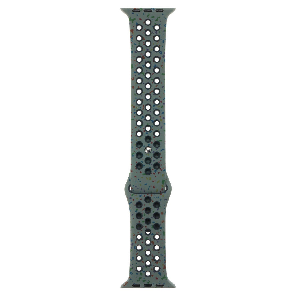 Apple Watch 40mm Uyumlu Kordon Yeni Seri 2023 KRD-02 Silikon Strap Kayış - 5