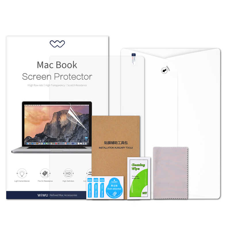 Apple Macbook 13.6 Air 2024 M2 A2681 Uyumlu Wiwu Parlak Ekran Koruyucu - 9