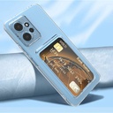 Xiaomi Redmi Note 12 5G Uyumlu Kılıf Kartlıklı Şeffaf Zore Setra Clear Silikon Kapak - 1