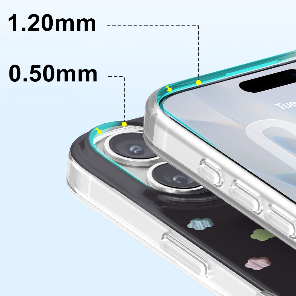 Apple iPhone 17 Uyumlu Kılıf M-Safe Şarj Özellikli Zore Paris Axen Sert PC Kapak - 5