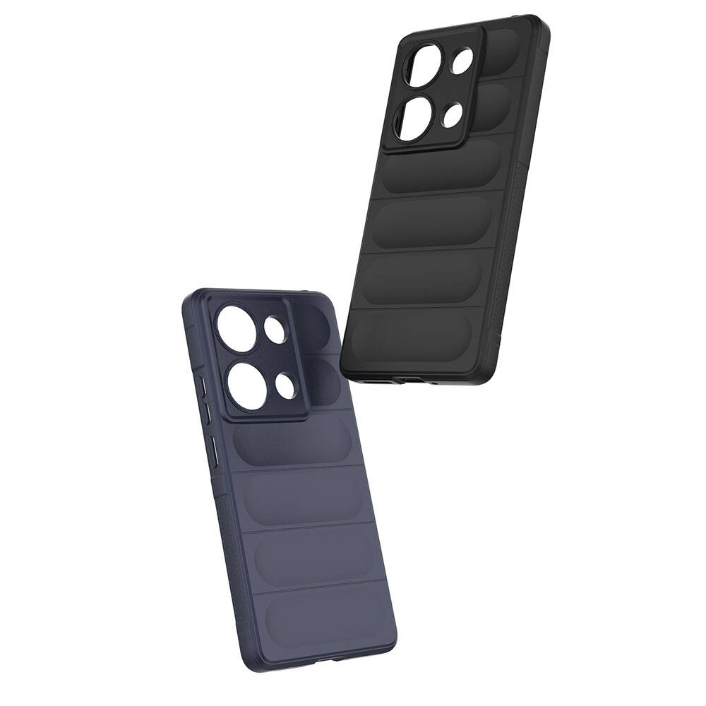 Redmi Note 13 Pro 4G Uyumlu Kılıf Esnek TPU Oyuklu Arka Yüzey Tasarımlı Zore Etnik Silikon Kapak - 1