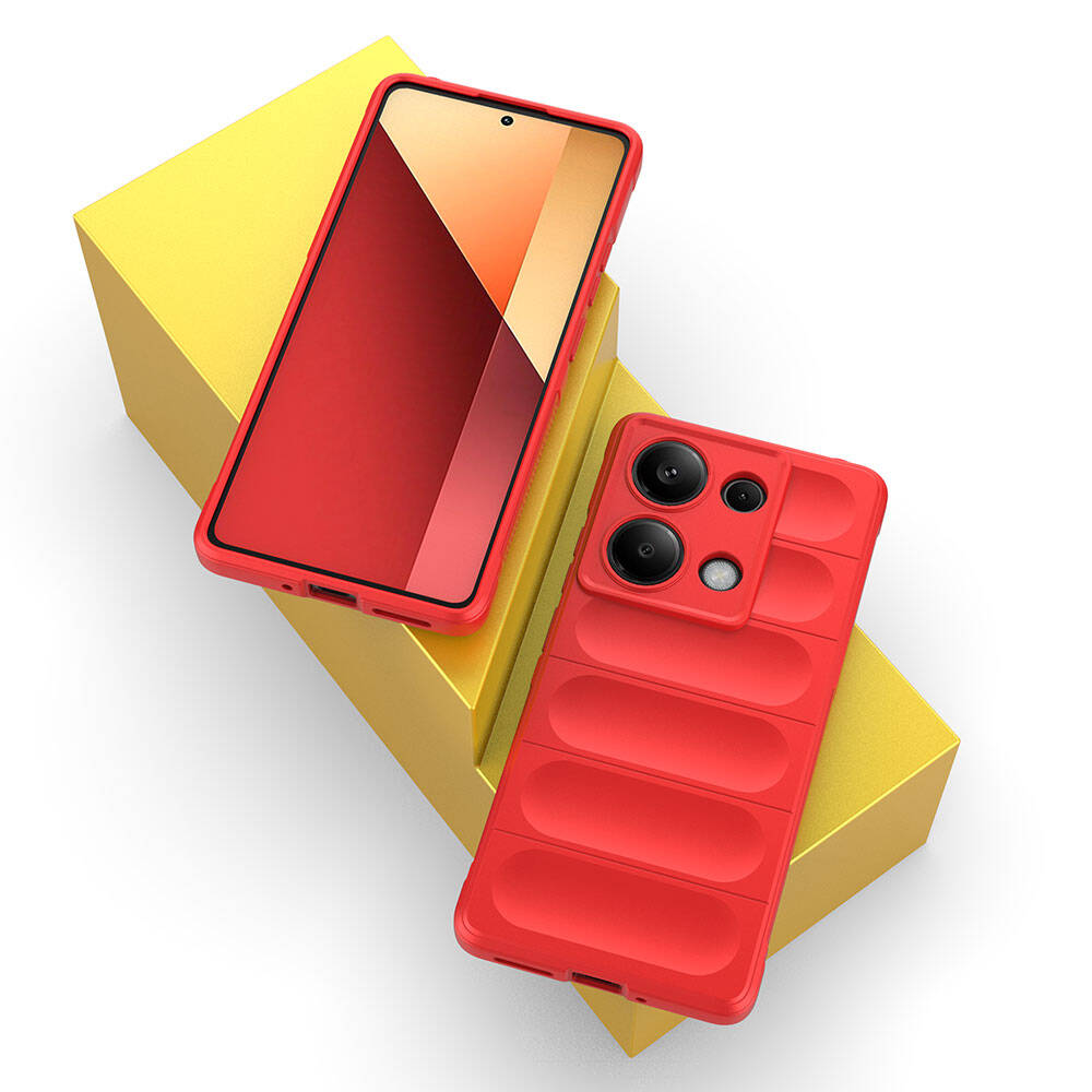 Redmi Note 13 Pro 4G Uyumlu Kılıf Esnek TPU Oyuklu Arka Yüzey Tasarımlı Zore Etnik Silikon Kapak - 17