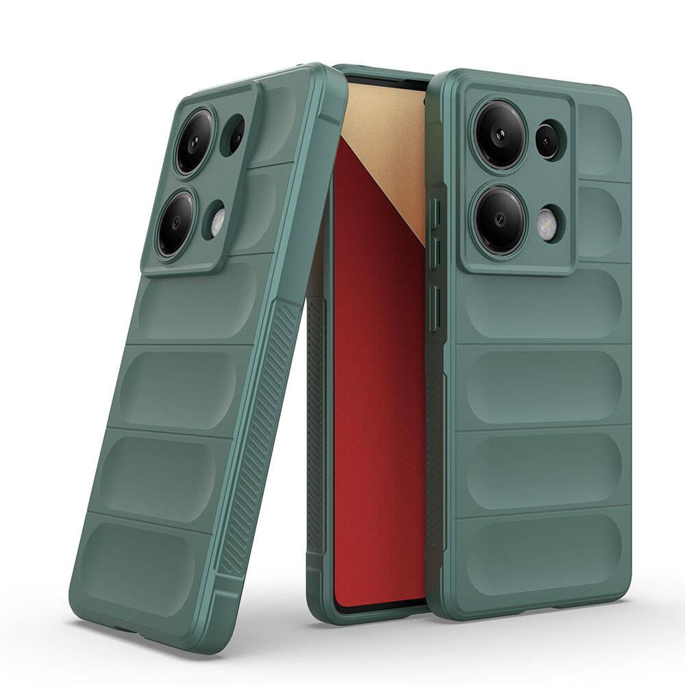Redmi Note 13 Pro 4G Uyumlu Kılıf Esnek TPU Oyuklu Arka Yüzey Tasarımlı Zore Etnik Silikon Kapak - 37