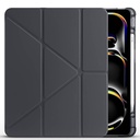 Apple iPad Pro 13 2024 Uyumlu Kılıf Zore Tri Folding Kalem Bölmeli Standlı Kılıf - 1