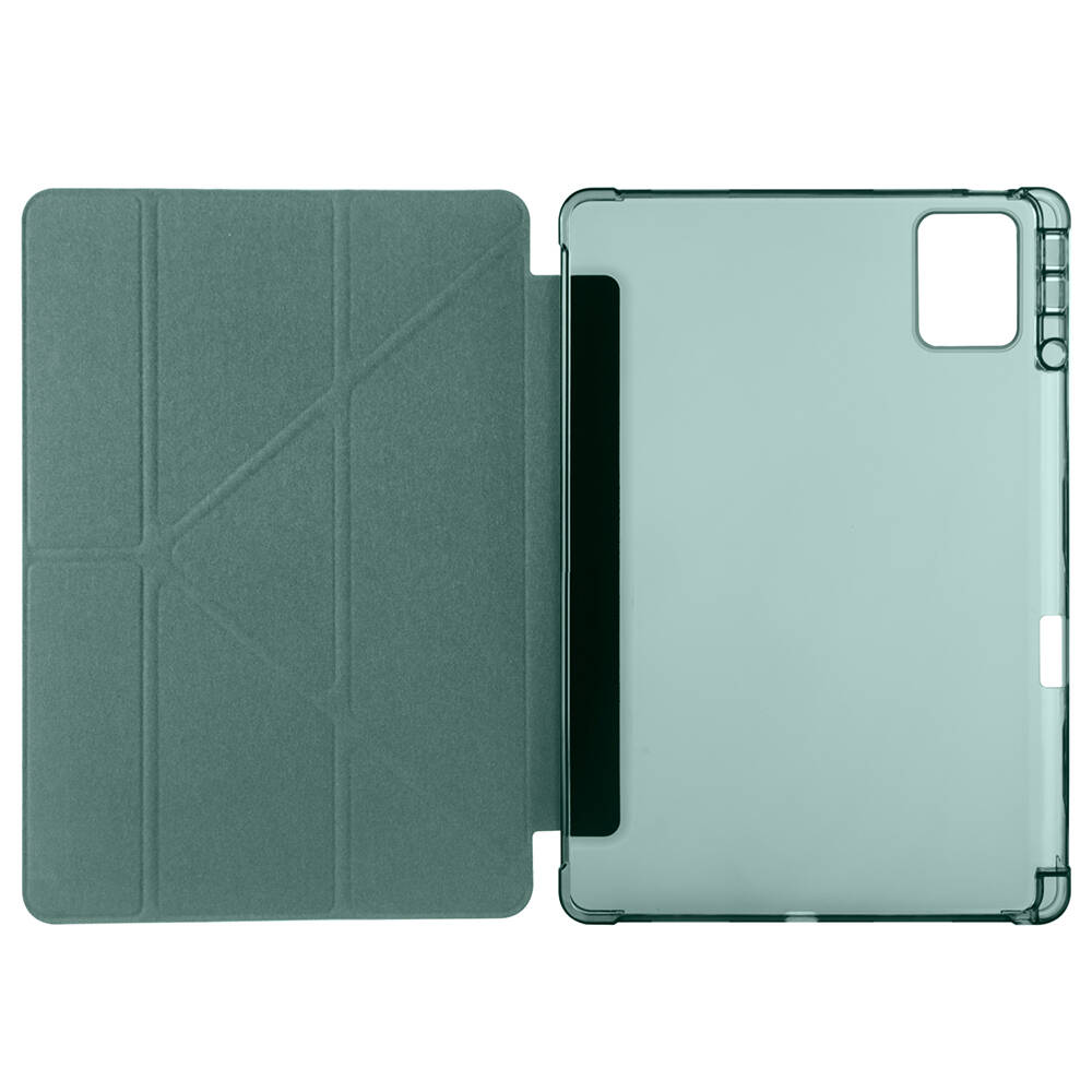 Lenovo M11 TB-330FU Uyumlu Kılıf Zore Tri Folding Kalem Bölmeli Standlı Kılıf - 32