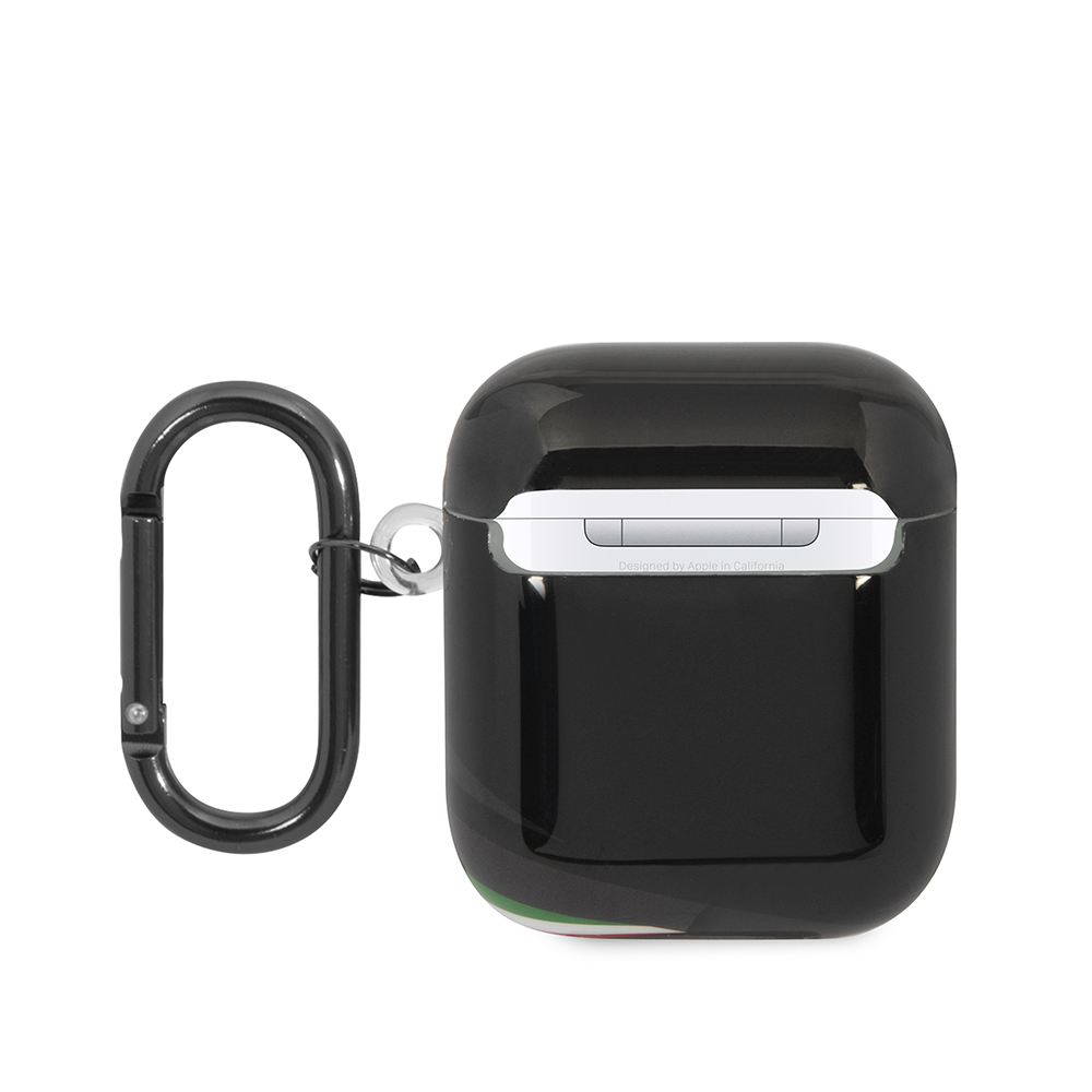 Apple Airpods Uyumlu Kılıf Ferrari Orjinal Lisanslı IML Baskılı Klasik Logolu TPU Kılıf - 1