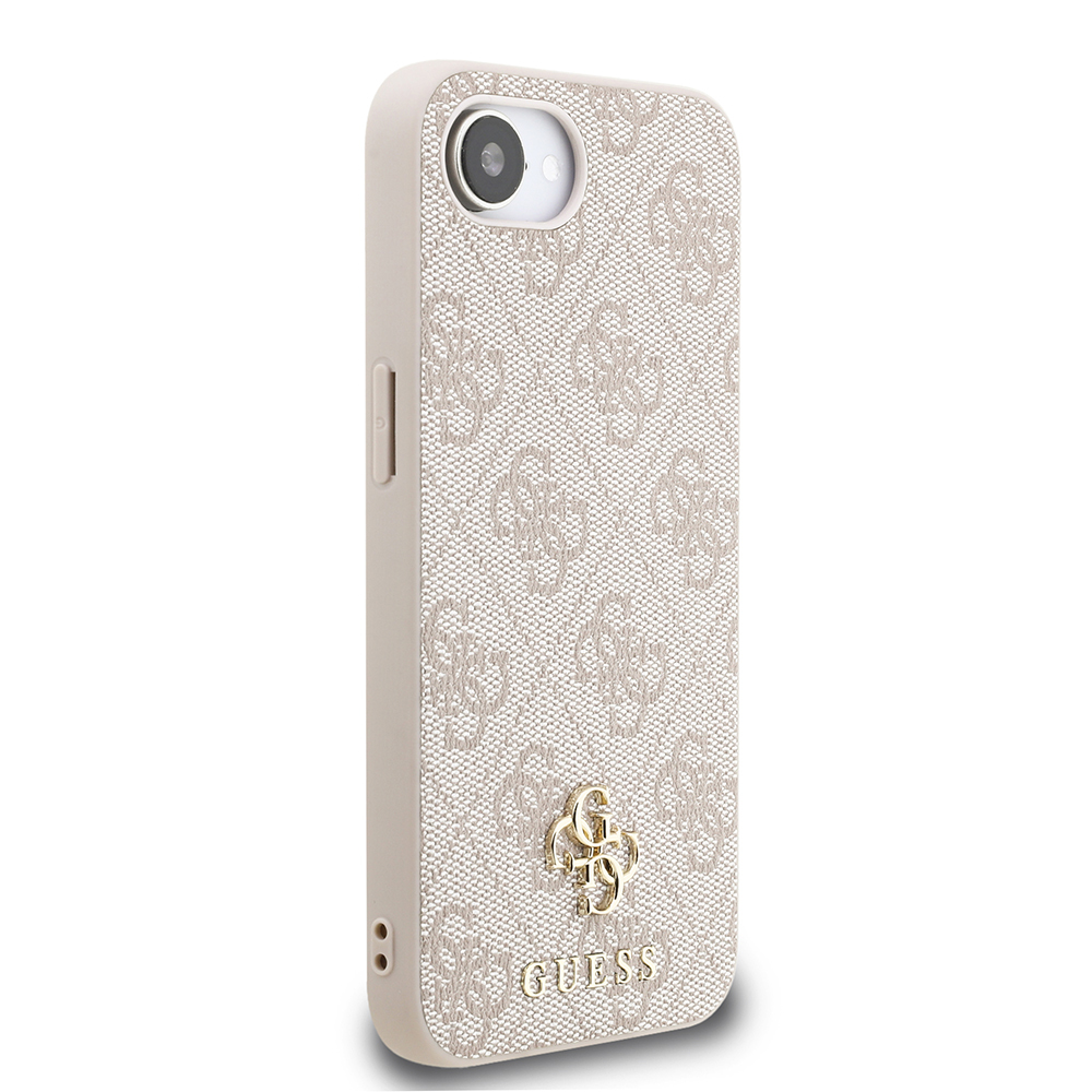 Apple iPhone 16E Uyumlu Kılıf Guess Orjinal Lisanslı M-safe Şarj Özellikli Small 4G Classic Kapak - 6
