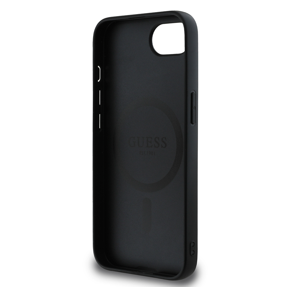 Apple iPhone 16E Uyumlu Kılıf Guess Orjinal Lisanslı M-safe Şarj Özellikli Small 4G Classic Kapak - 13