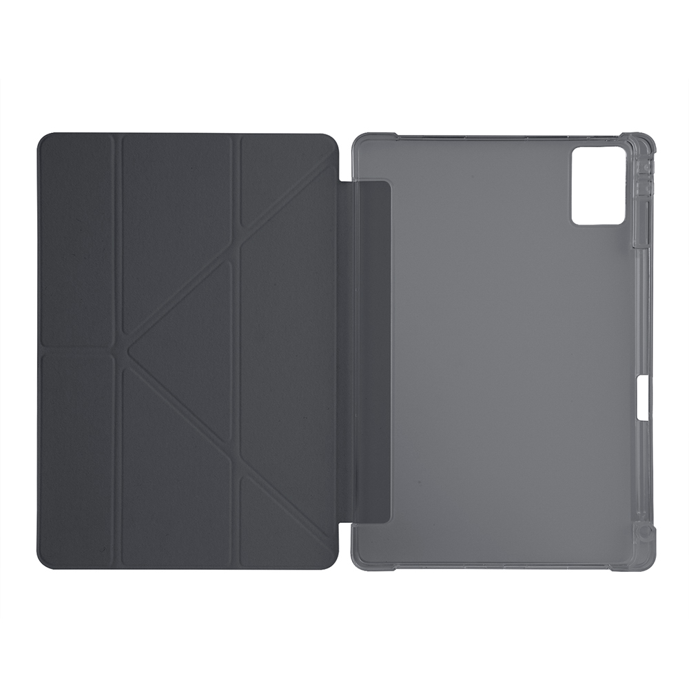Lenovo Idea Tab Plus 12.1 Kılıf Zore Tri Folding Kalem Bölmeli Standlı Kılıf - 2