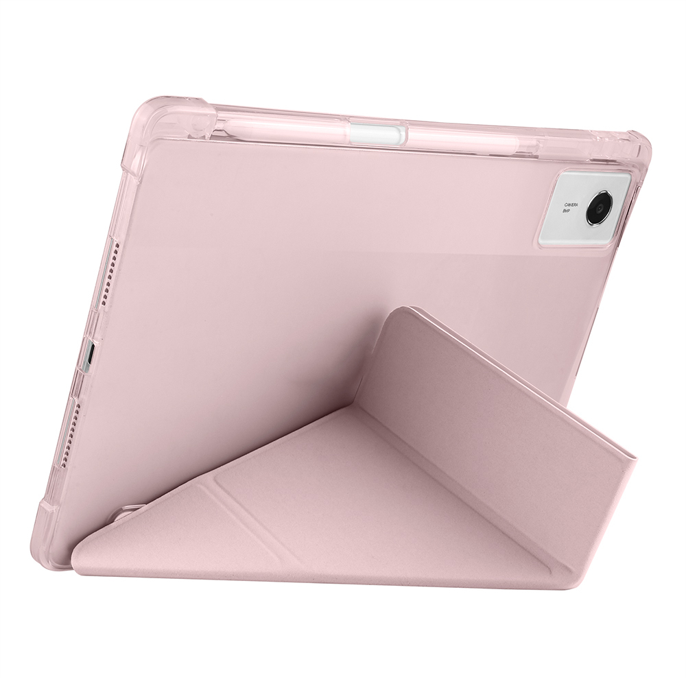 Lenovo Idea Tab Plus 12.1 Kılıf Zore Tri Folding Kalem Bölmeli Standlı Kılıf - 4