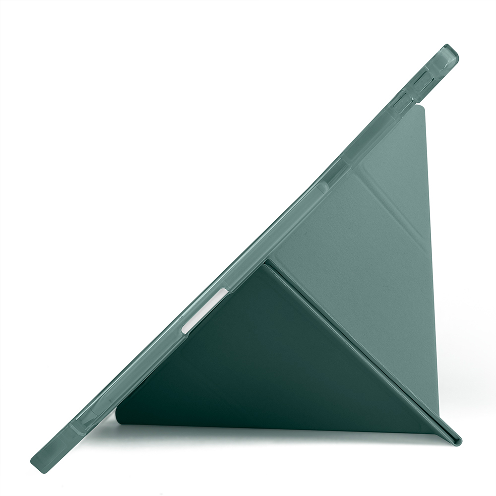 Lenovo Idea Tab Plus 12.1 Kılıf Zore Tri Folding Kalem Bölmeli Standlı Kılıf - 3