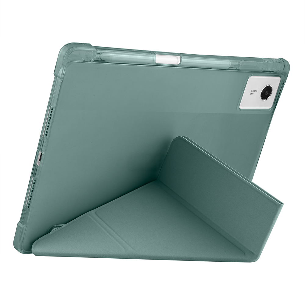Lenovo Idea Tab Plus 12.1 Kılıf Zore Tri Folding Kalem Bölmeli Standlı Kılıf - 4
