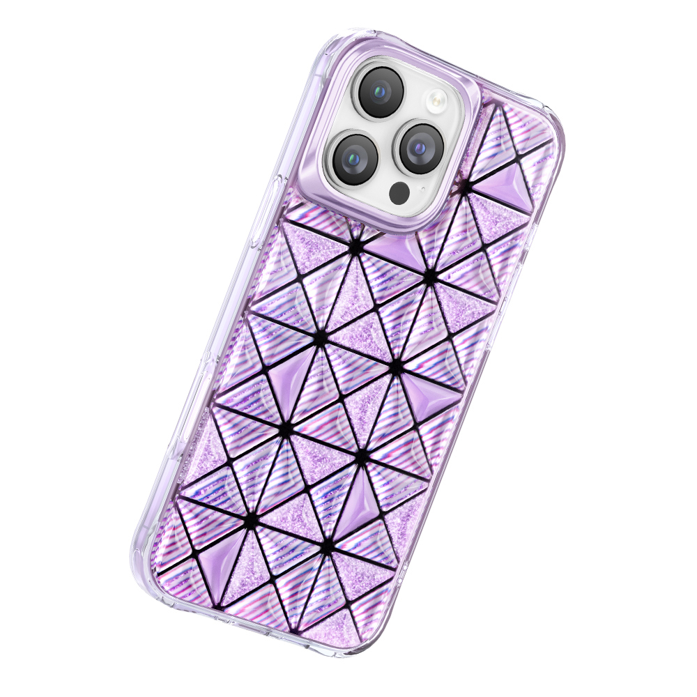 Apple iPhone 16 Pro Max Uyumlu Kılıf 3D Buz Blok Desenli Zore Paris Kairo TPU Kapak - 2