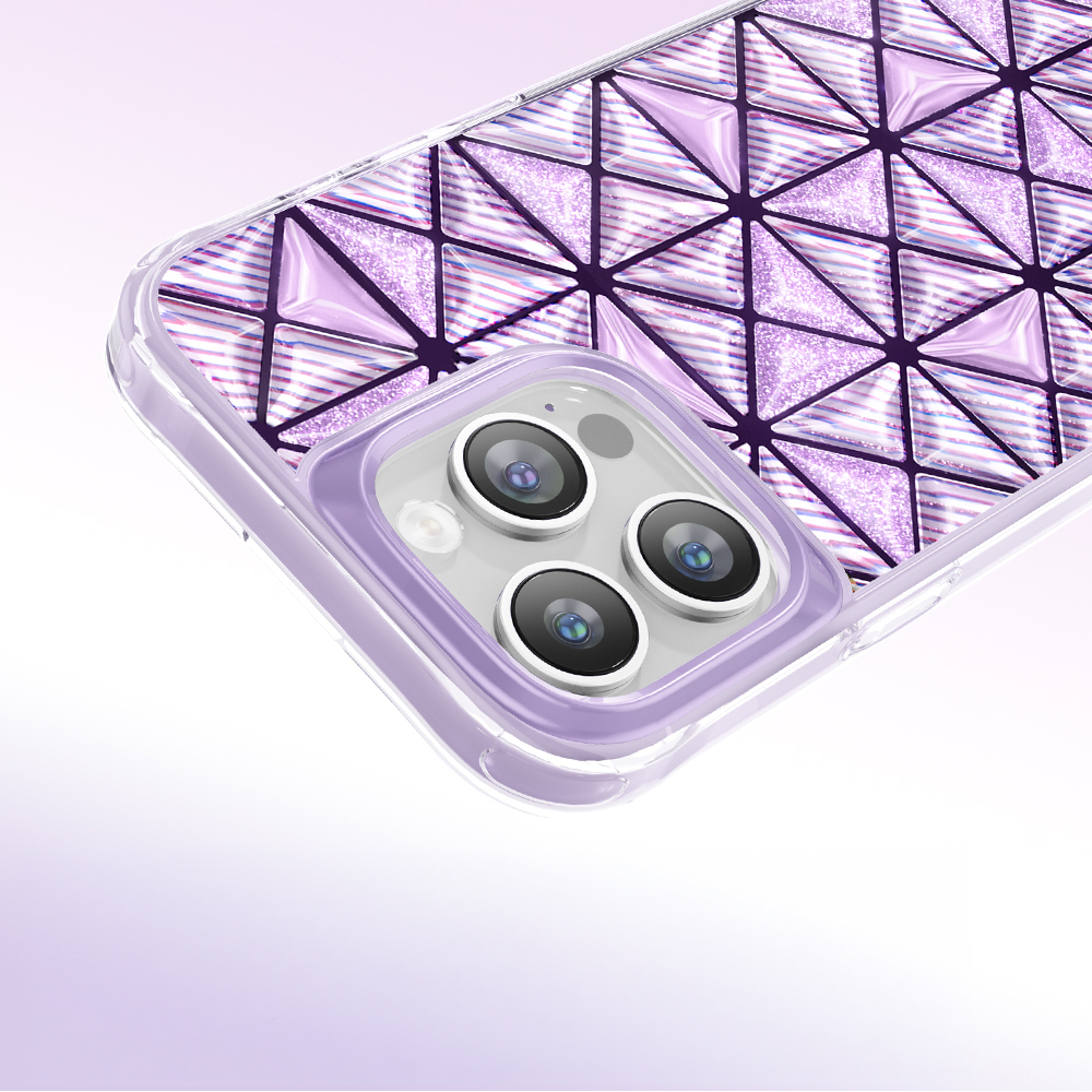 Apple iPhone 16 Pro Max Uyumlu Kılıf 3D Buz Blok Desenli Zore Paris Kairo TPU Kapak - 5