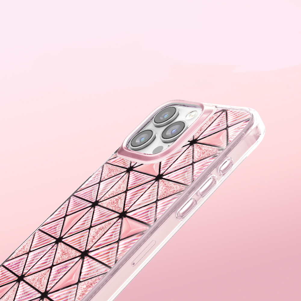 Apple iPhone 16 Pro Max Uyumlu Kılıf 3D Buz Blok Desenli Zore Paris Kairo TPU Kapak - 3