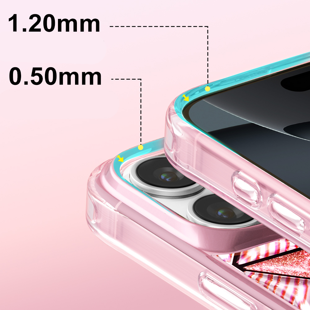 Apple iPhone 16 Pro Max Uyumlu Kılıf 3D Buz Blok Desenli Zore Paris Kairo TPU Kapak - 6