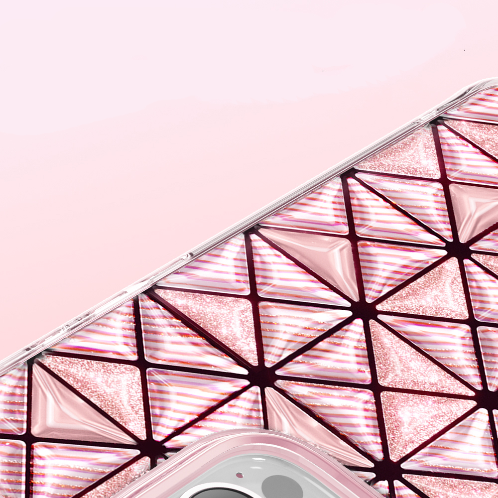 Apple iPhone 16 Pro Max Uyumlu Kılıf 3D Buz Blok Desenli Zore Paris Kairo TPU Kapak - 7