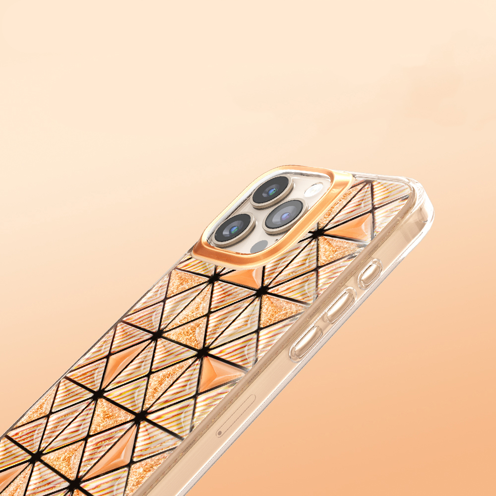 Apple iPhone 16 Pro Max Uyumlu Kılıf 3D Buz Blok Desenli Zore Paris Kairo TPU Kapak - 3