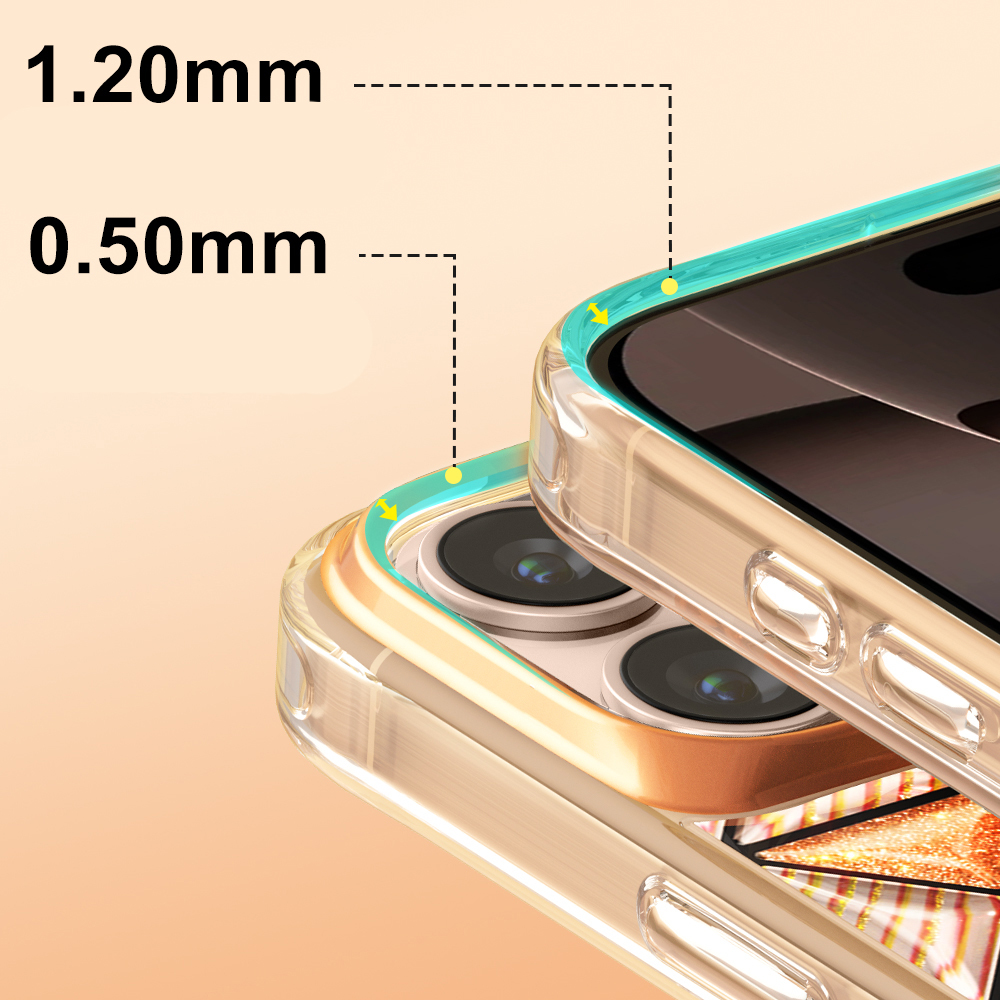 Apple iPhone 16 Pro Max Uyumlu Kılıf 3D Buz Blok Desenli Zore Paris Kairo TPU Kapak - 6