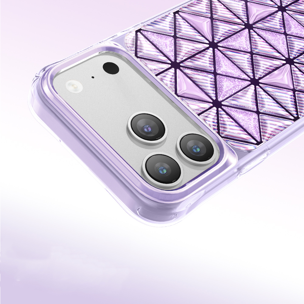 Apple iPhone 17 Pro Max Uyumlu Kılıf 3D Buz Blok Desenli Zore Paris Kairo TPU Kapak - 8