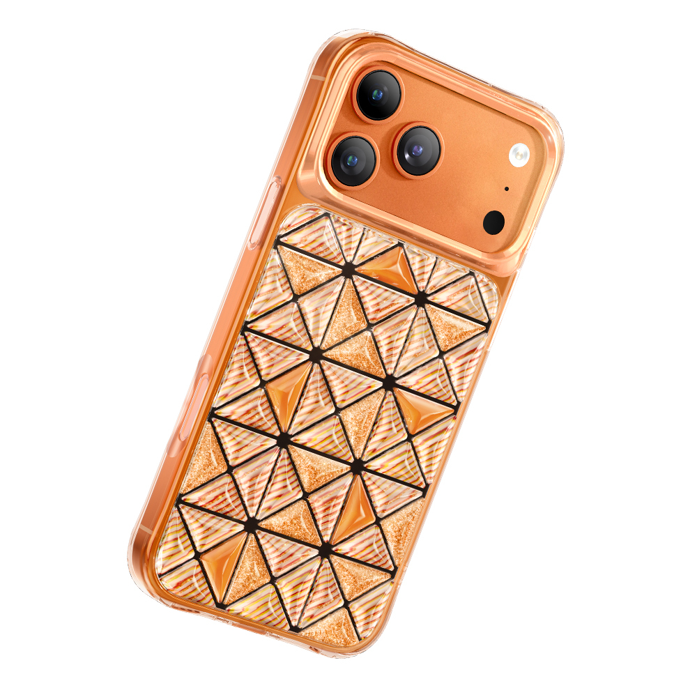 Apple iPhone 17 Pro Max Uyumlu Kılıf 3D Buz Blok Desenli Zore Paris Kairo TPU Kapak - 2