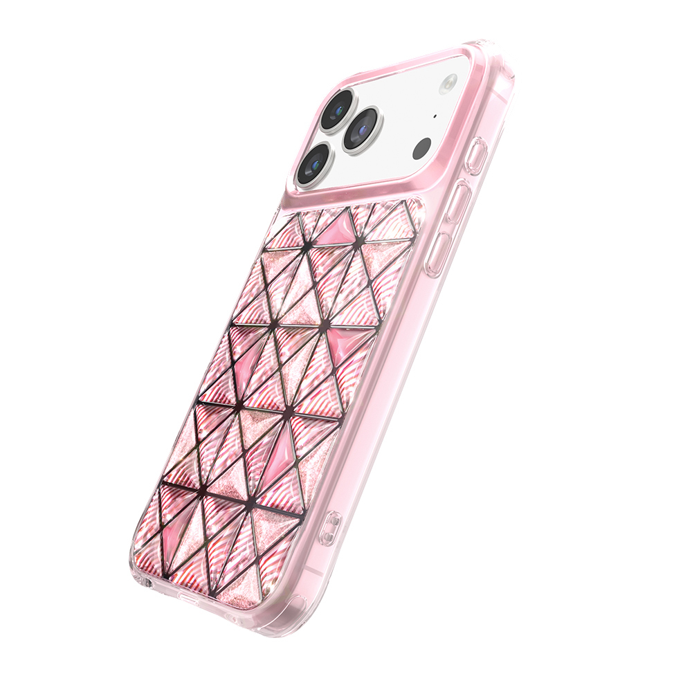 Apple iPhone 17 Pro Max Uyumlu Kılıf 3D Buz Blok Desenli Zore Paris Kairo TPU Kapak - 1
