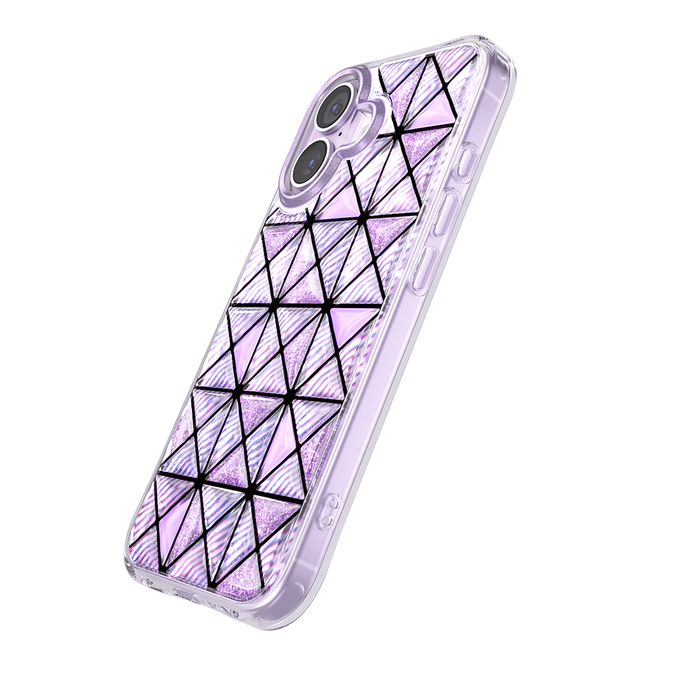Apple iPhone 17 Uyumlu Kılıf 3D Buz Blok Desenli Zore Paris Kairo TPU Kapak - 1