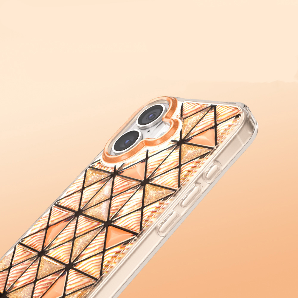 Apple iPhone 17 Uyumlu Kılıf 3D Buz Blok Desenli Zore Paris Kairo TPU Kapak - 3