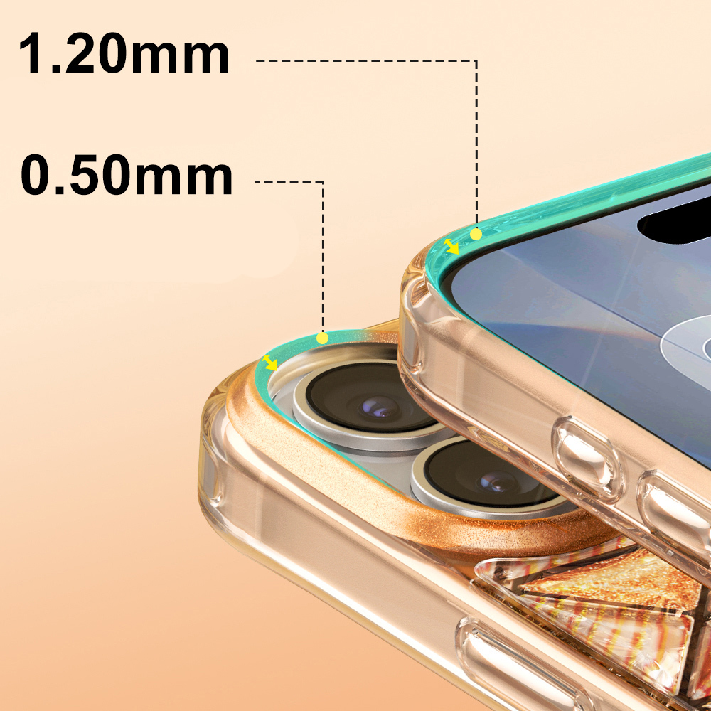 Apple iPhone 17 Uyumlu Kılıf 3D Buz Blok Desenli Zore Paris Kairo TPU Kapak - 6