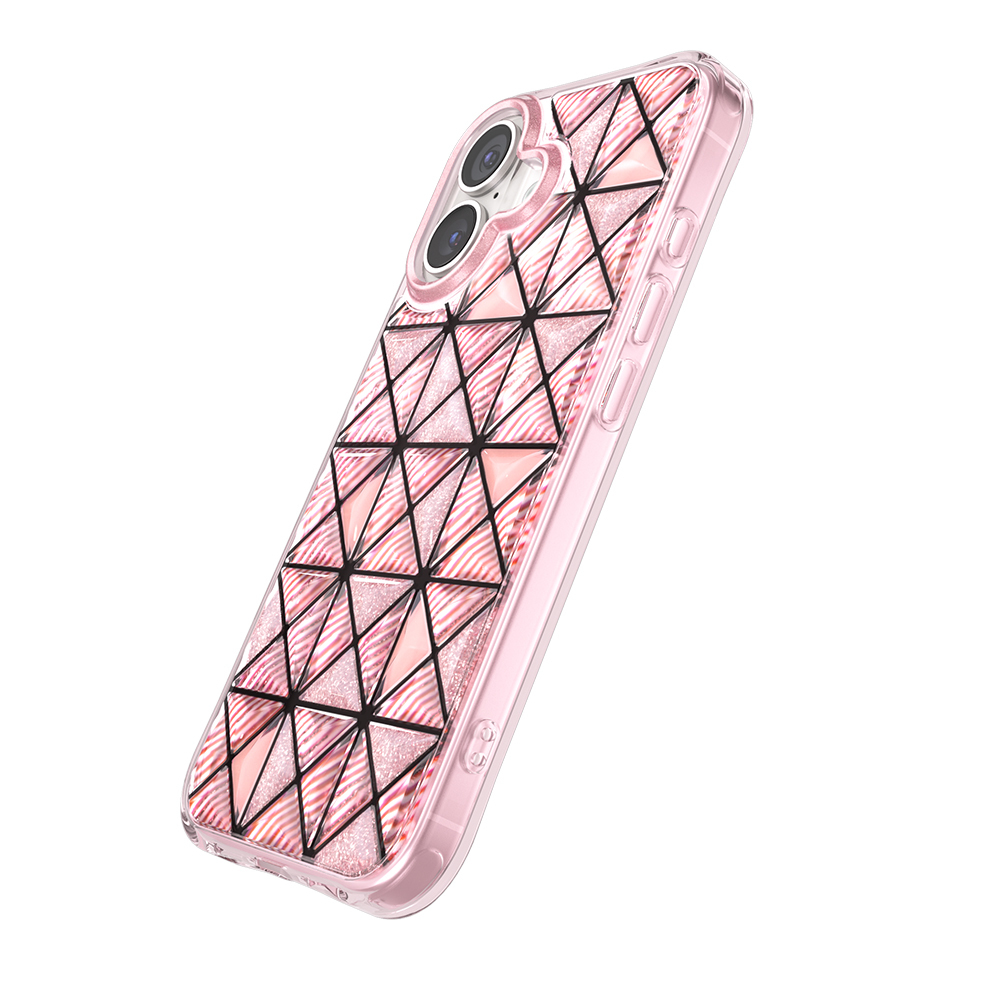 Apple iPhone 17 Uyumlu Kılıf 3D Buz Blok Desenli Zore Paris Kairo TPU Kapak - 1