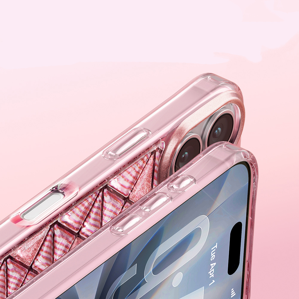 Apple iPhone 17 Uyumlu Kılıf 3D Buz Blok Desenli Zore Paris Kairo TPU Kapak - 8