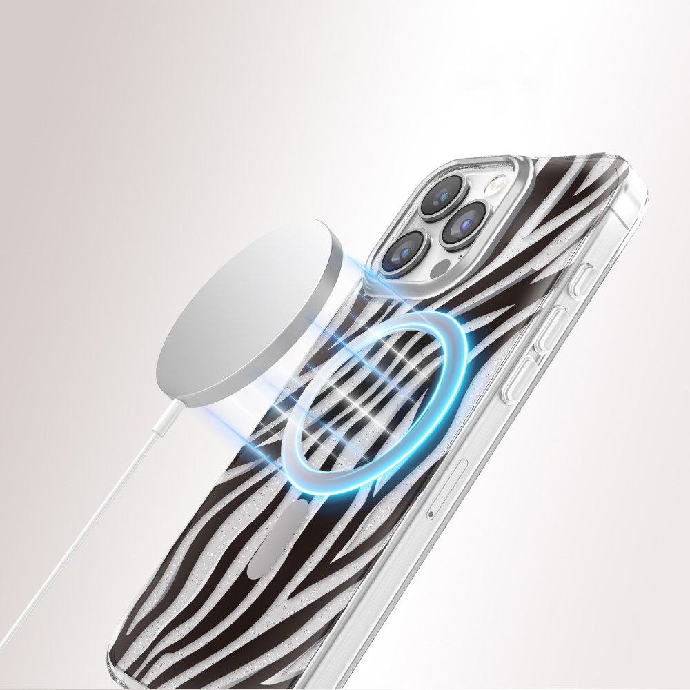 Apple iPhone 16 Pro Max Uyumlu Kılıf M-Safe Şarj Özellikli Zore Paris Veyro TPU Kapak - 4