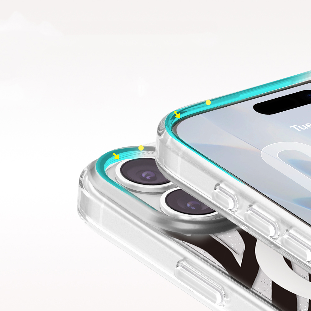 Apple iPhone 17 Uyumlu Kılıf M-Safe Şarj Özellikli Zore Paris Veyro TPU Kapak - 5