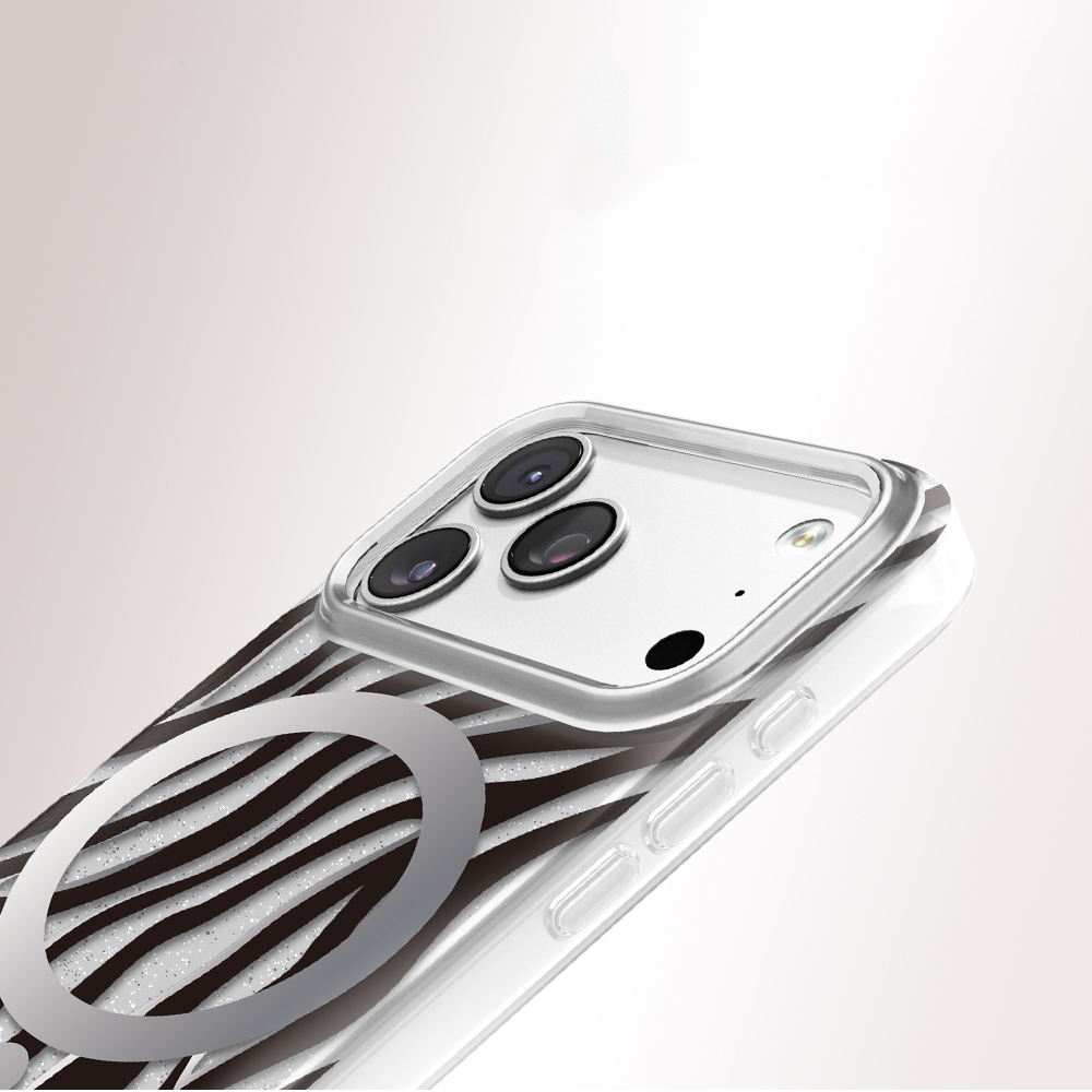 Apple iPhone 17 Pro Uyumlu Kılıf M-Safe Şarj Özellikli Zore Paris Veyro TPU Kapak - 3