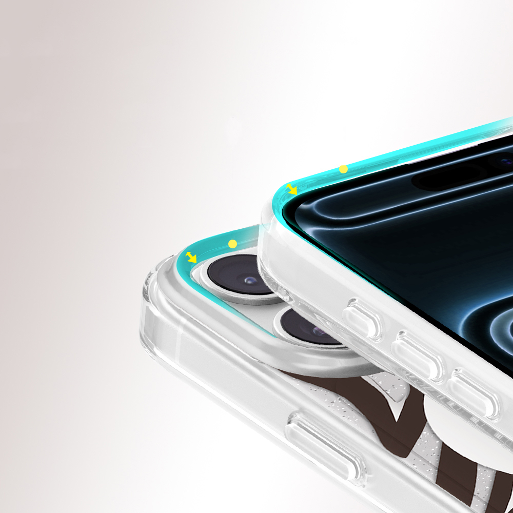 Apple iPhone 17 Pro Uyumlu Kılıf M-Safe Şarj Özellikli Zore Paris Veyro TPU Kapak - 5