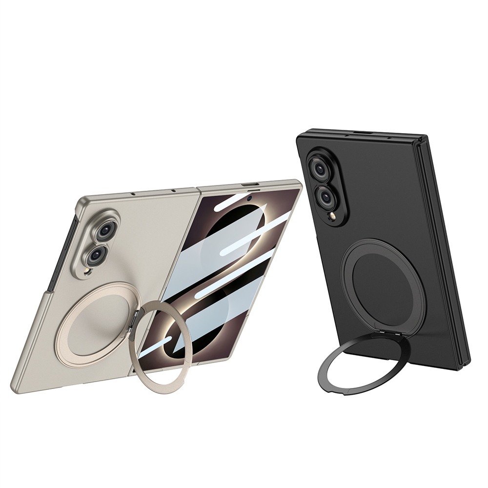 Galaxy Z Fold 8 Kılıf M-safe Şarj Özellikli Zore Kıpta Yüzüklü Kamera Korumalı Kapak - 1