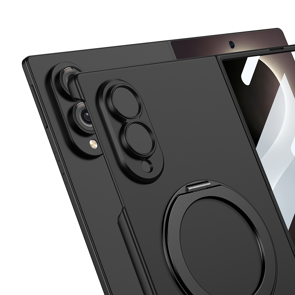 Galaxy Z Fold 8 Kılıf M-safe Şarj Özellikli Zore Kıpta Yüzüklü Kamera Korumalı Kapak - 1