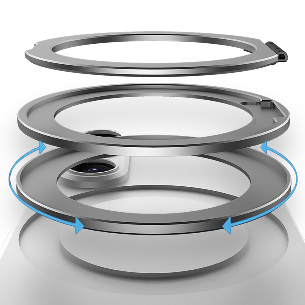 Galaxy Z Fold 8 Ultra Kılıf M-safe Şarj Özellikli Zore Kıpta Yüzüklü Kamera Korumalı Kapak - 4