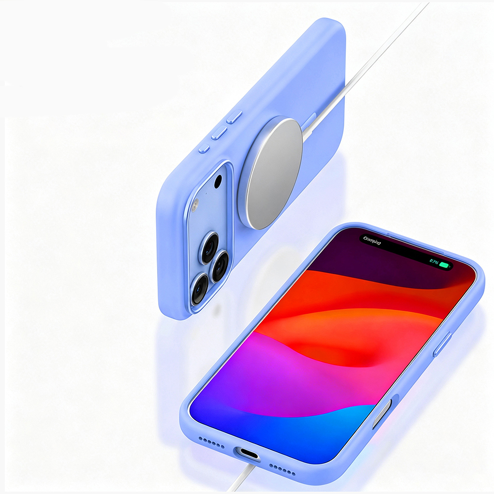 Apple iPhone 17 Pro Max Uyumlu Kılıf M-safe Şarj Özellikli Mutural Pure Serisi Kapak - 5
