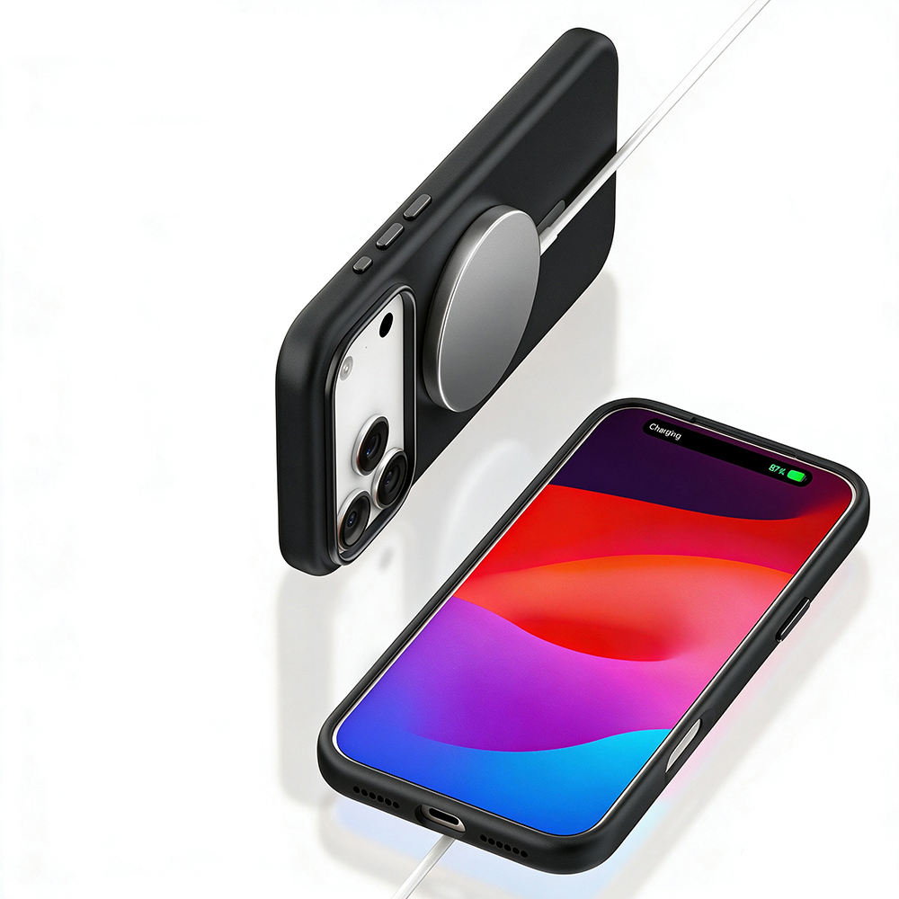 Apple iPhone 17 Pro Max Uyumlu Kılıf M-safe Şarj Özellikli Mutural Pure Serisi Kapak - 5