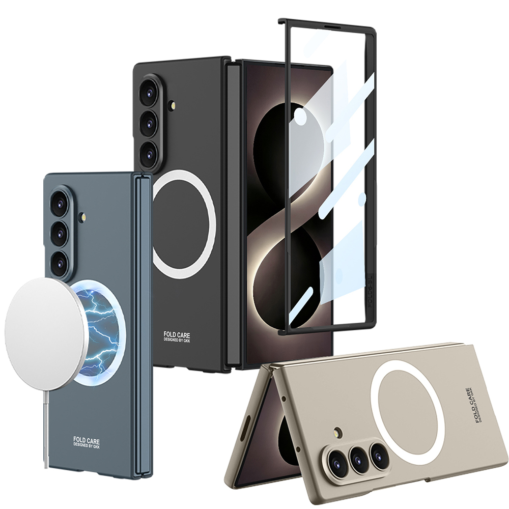 Galaxy Z Fold 8 Ultra Kılıf Wireless Şarj Özellikli Zore Kıpta M-safe Kapak - 2
