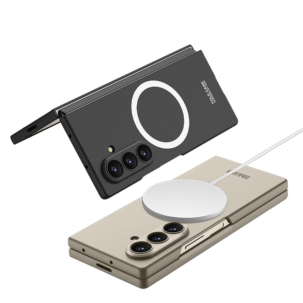Galaxy Z Fold 8 Ultra Kılıf Wireless Şarj Özellikli Zore Kıpta M-safe Kapak - 4