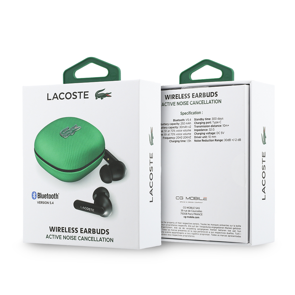 Lacoste Orjinal Lisanslı Logolu ANC Özellikli TWS Kulak İçi Bluetooth Kulaklık - 5