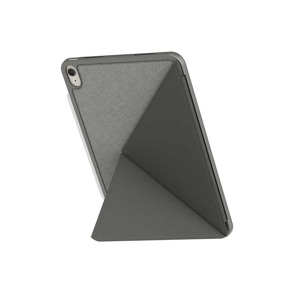 Apple iPad Air 11 2024 Uyumlu Kılıf Skinarma Kalemlikli Dokulu Tasarım Standlı Magnetik Trilon Kılıf - 4