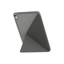 Apple iPad Air 11 2024 Uyumlu Kılıf Skinarma Kalemlikli Dokulu Tasarım Standlı Magnetik Trilon Kılıf - 4
