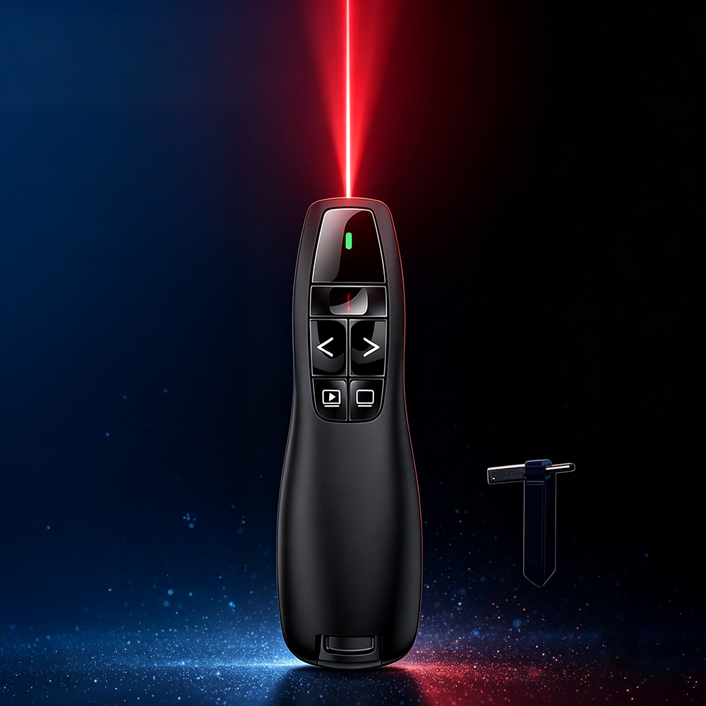 Zore K400 Wireless Presenter Kablosuz Uzaktan Kumandalı Lazer Sunum Kalemi - 5