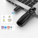 Zore K400 Wireless Presenter Kablosuz Uzaktan Kumandalı Lazer Sunum Kalemi - 7