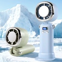 Zore AY11 Dijital LED Göstergeli Katlanabilir Portatif Mini Soğutucu El Fanı - 1